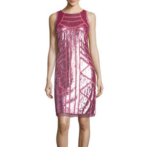 Sequined Shift Dress